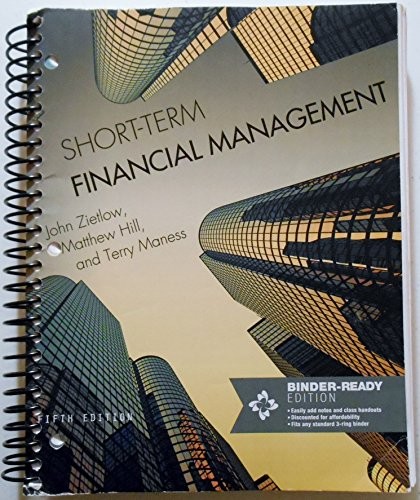 Cover for Short-term Financial Management