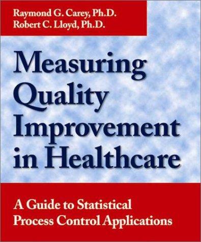 Cover for Measuring Quality Improvement in Healthcare