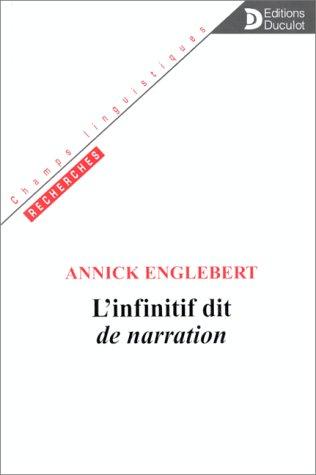 Cover for L' infinitif dit de narration