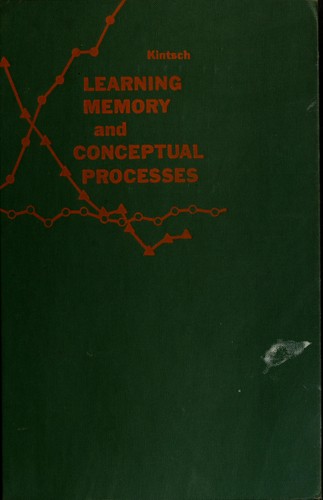 Cover for Learning, memory, and conceptual processes.