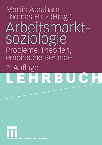Cover for Arbeitsmarktsoziologie
