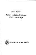 Cover for Essays on Spanish letters of the golden age