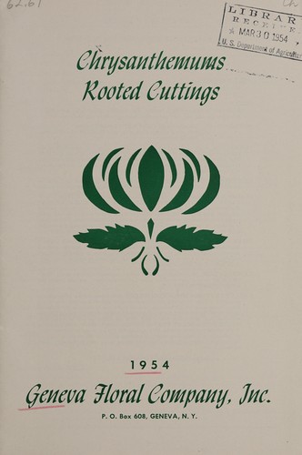 Cover for Chrysanthemum rooted cuttings