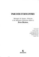 Cover for Parcours et rencontres