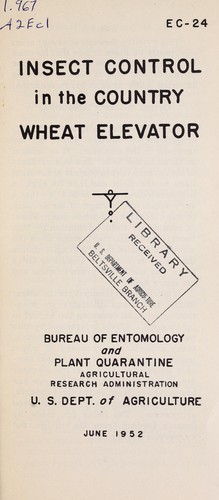 Cover for Insect control in the country wheat elevator