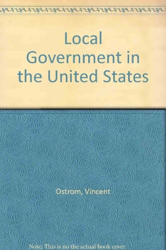 Cover for Local government in the United States
