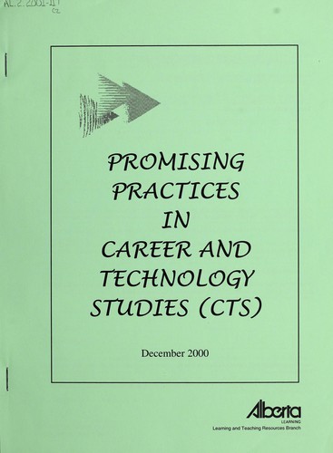 Cover for Promising practices in career and technology studies (CTS)