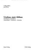 Cover for Umbau statt Abbau