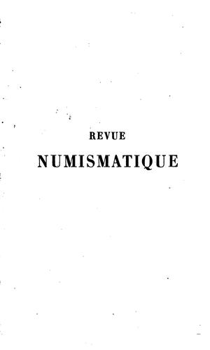 Cover for Revue numismatique