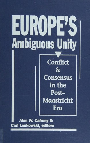 Cover for Europe's Ambiguous Unity