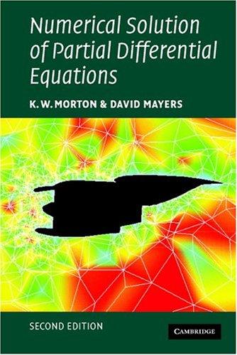 Cover for Numerical solution of partial differential equations