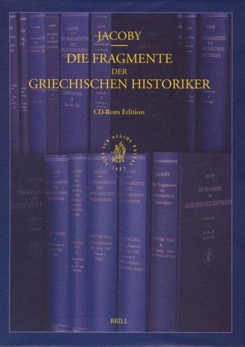 Cover for Die Fragmente Der Griechischen Historiker, Volume Institutional Licence (Network Version 6-10 Users)