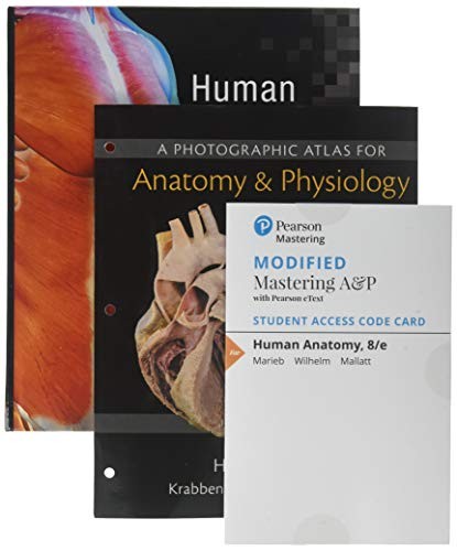 Cover for Human Anatomy; Modified MasteringA&P with Pearson EText -- ValuePack Access Card -- for Human Anatomy; Photographic Atlas for Anatomy and Physiology, a (ValuePack Only )