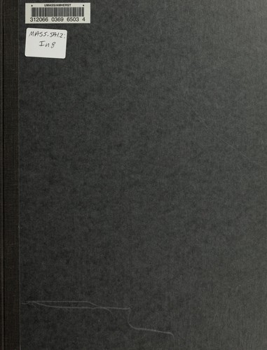 Cover for [State auditor's report on internal controls over the Department of Public Safety payroll accounts located at the University of Massachusetts at Amherst covering the period December 1, 1987 to June 30, 1990]