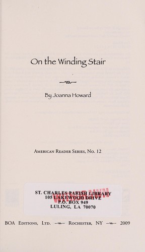 Cover for On the winding stair