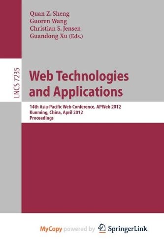 Cover for Web Technologies and Applications