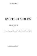 Cover for Emptied spaces; with an etching especially created for this volume by Jacques Lipchitz.