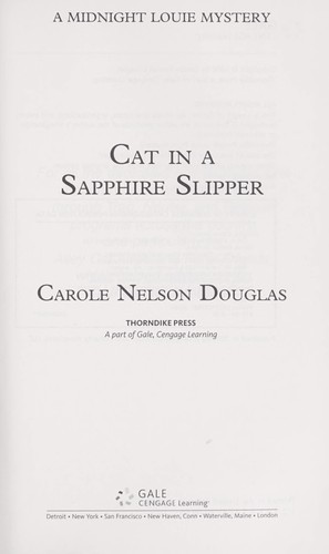 Cover for Cat in a sapphire slipper