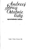 Cover for Ostatnie listy