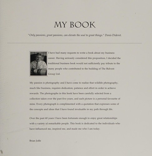 Cover for My book