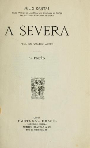 Cover for A Severa
