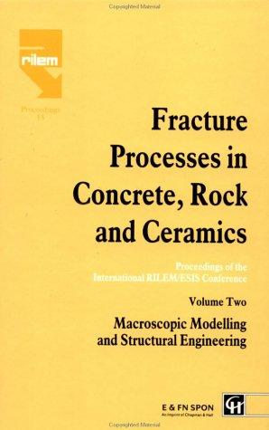Cover for Fracture Processes in Concrete, Rock and Ceramics