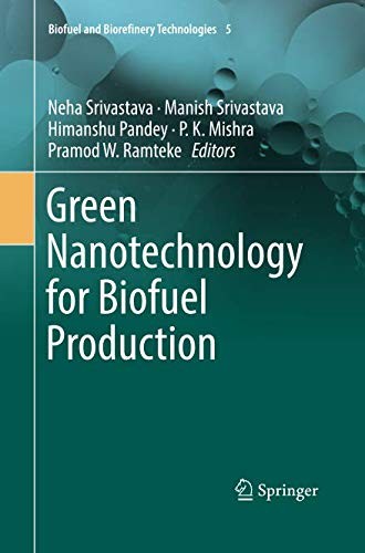 Cover for Green Nanotechnology for Biofuel Production