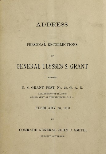Cover for Address