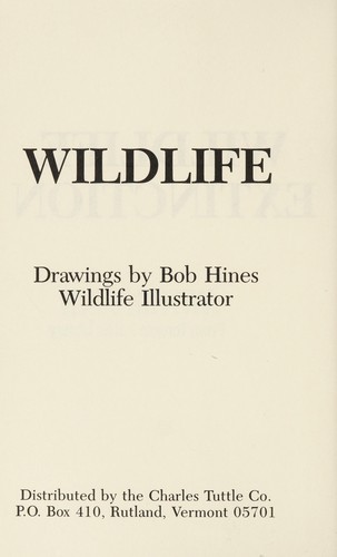 Cover for Wildlife extinction