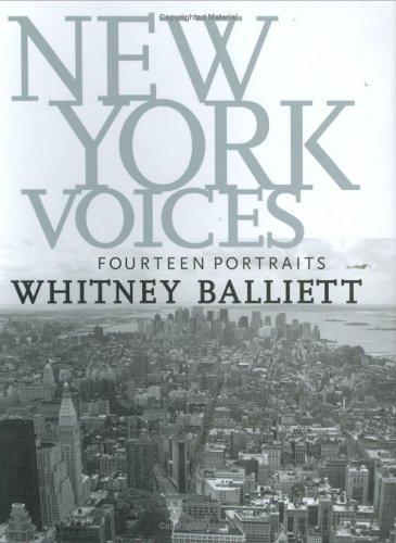 Cover for New York voices