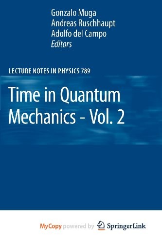 Cover for Time in Quantum Mechanics - Vol. 2