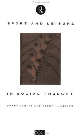 Cover for Sport and leisure in social thought