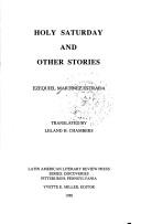 Cover for Holy Saturday and other stories