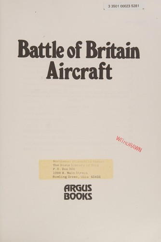 Cover for Battle of Britain Aircraft