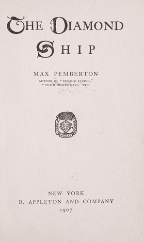 Cover for The diamond ship