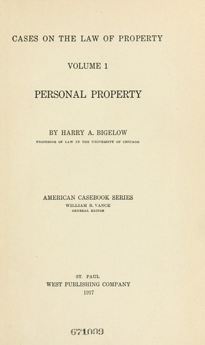Cover for Personal property