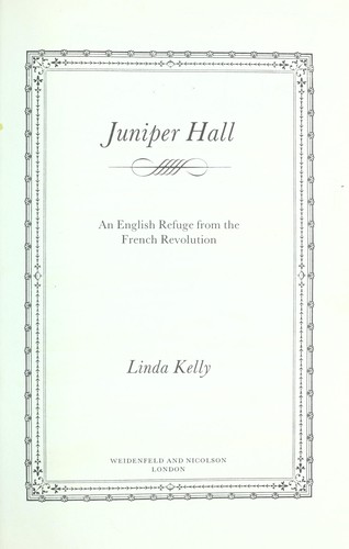 Cover for Juniper Hall