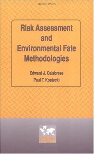 Cover for Risk assessment and environmental fate methodologies