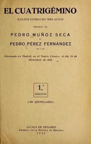Cover for El cuatrigémino