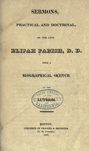 Cover for Sermons, practical and doctrinal