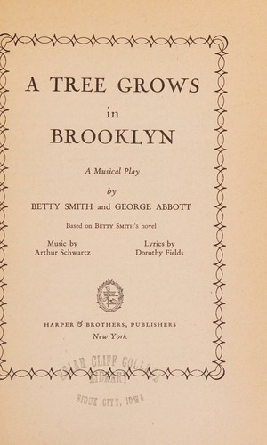 Cover for A tree grows in Brooklyn