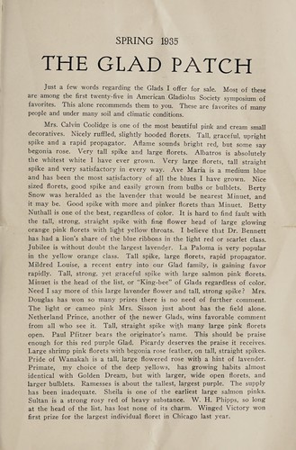 Cover for Spring 1935