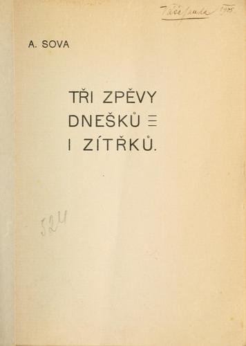 Cover for Ti zpvy dnek i zítk.