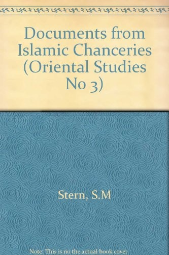 Cover for Documents from Islamic chanceries
