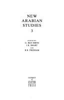 Cover for New Arabian Studies (Vol 3)