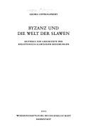 Cover for Byzanz und die Welt der Slawen