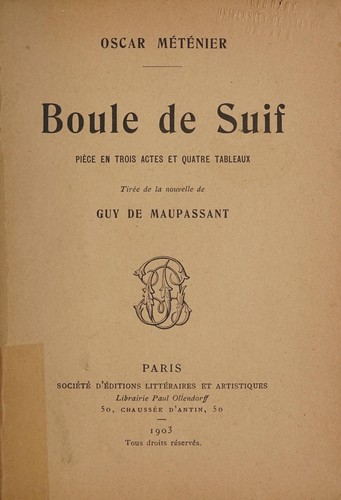 Cover for Boule de Suif