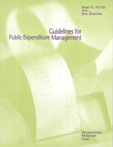 Cover for Guidelines for Public Expenditure Management (Manuals & Guides)