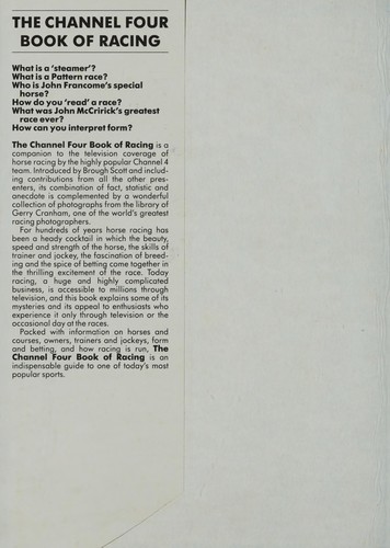Cover for The Channel Four book of racing