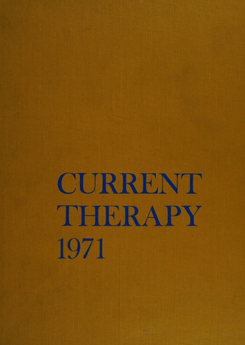 Cover for Current therapy, 1971